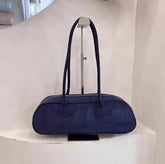 Chic Suede Baguette Bag - Vintage-Inspired Shoulder Purse